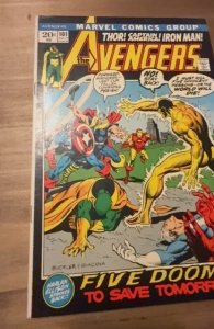 The Avengers #101 (1972)Five Dooms to save tomorow Harlan Ellison/