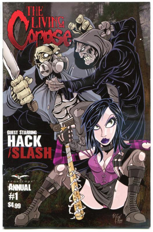 The LIVING CORPSE HACK / SLASH #1, VF/NM, Seeley, Serial Killer, 2009, Zenescope