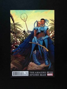 Amazing Spider-Man #17B (4th Series) Marvel Comics 2016 VF+  Fowler Variant