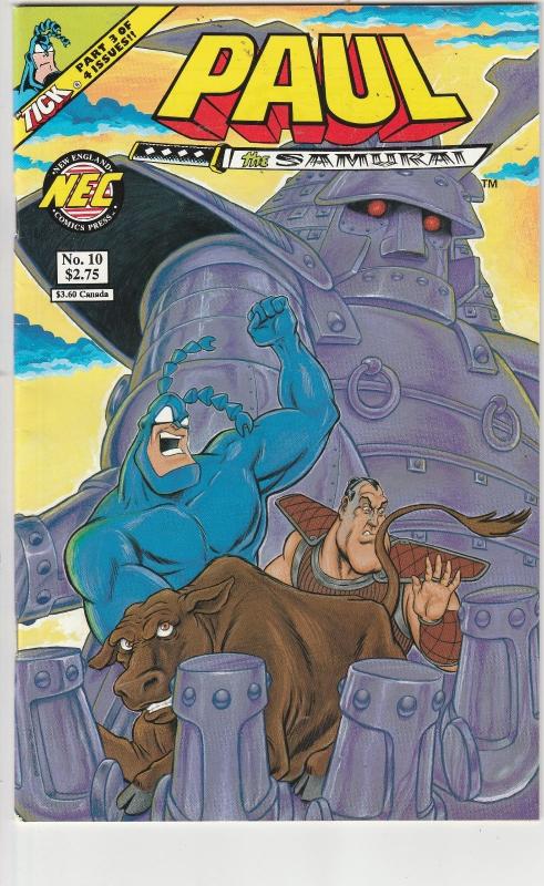 2 Paul the Samurai NEC Comic Books # 3 10 The Tick Ben Edlund Dave Garcia J191