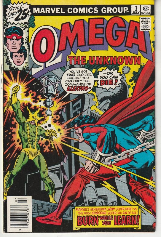 Omega the Unknown #3 (1976)