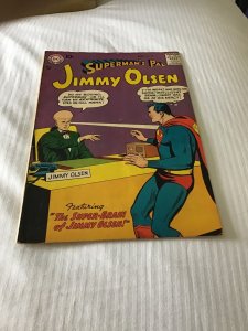 Superman's Pal, Jimmy Olsen #22 1957 Super-Brain Jimmy! High-Grade VF- U...
