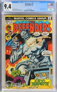 The Defenders #5 (1973) CGC Graded 9.4