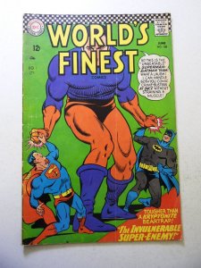 World's Finest Comics #158 (1966) VG Condition moisture stain bc