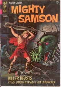 MIGHTY SAMSON 7 GOOD  September 1966 COMICS BOOK