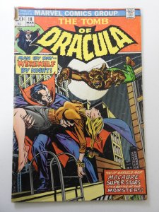 Tomb of Dracula #18 (1974) VG Condition MVS intact! 1/2 in spine split