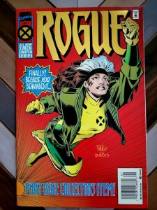ROGUE #1 NM (Marvel 1995) 1st solo series + foil cover collector's issue 