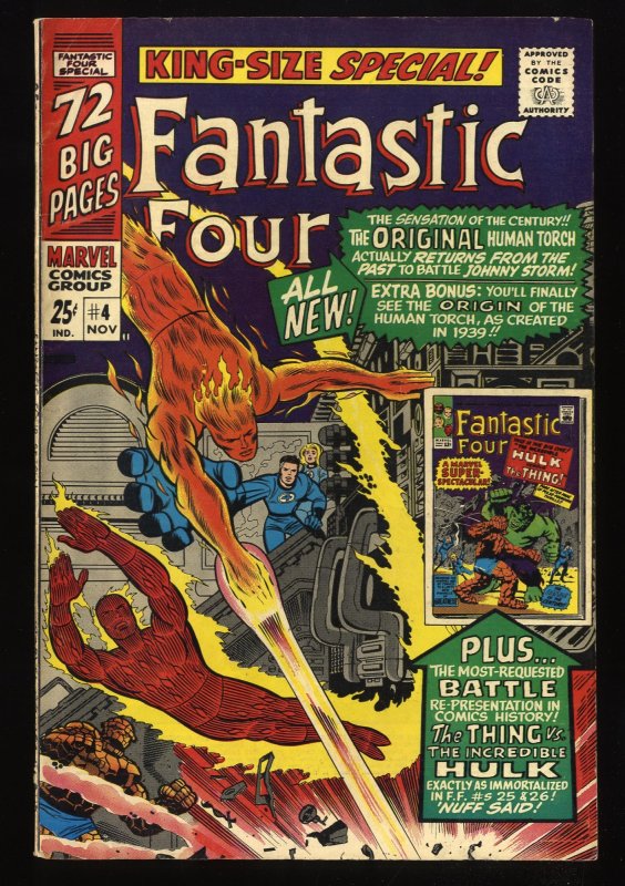 Fantastic Four Annual #4 FN- 5.5