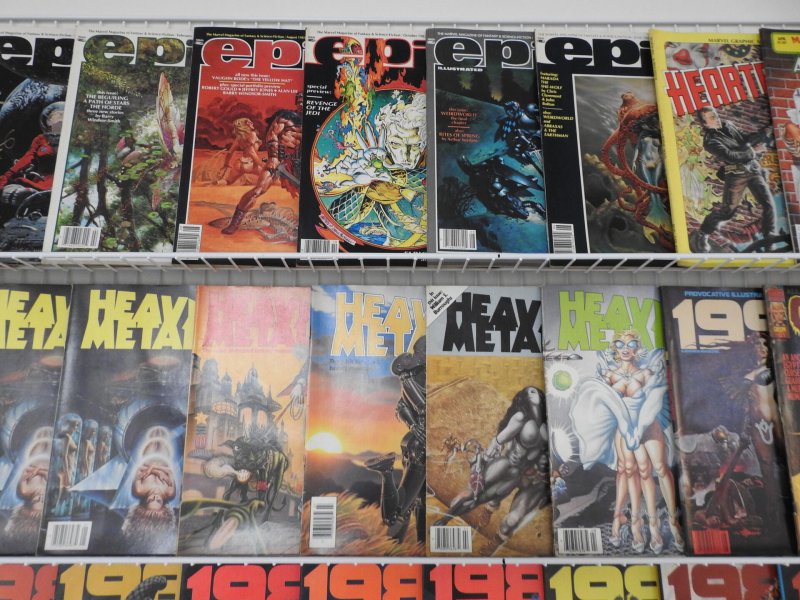 Huge Lot 85 Magazines W/ 1984, Rook, Spider-Man, Epic, +More Avg FN Condition!