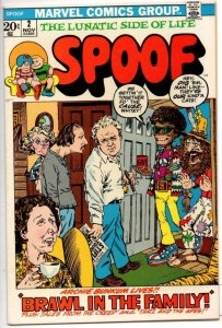 SPOOF #2, FN/VF, All in the Family, Archie Bunker, Tarzan, Creep, 1972, Marvel 