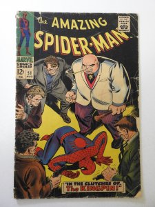 The Amazing Spider-Man #51 (1967) GD Condition 1 in cumulative spine split