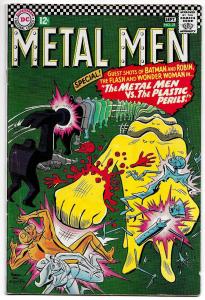 Metal Men #21 Batman Flash & Wonder Woman App (DC, 1966) VG/FN