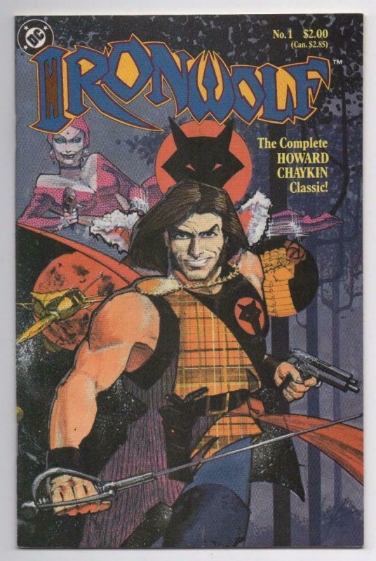 IRONWOLF 1 VF/NM Howard Chaykin DC 1986 more in store