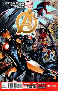 Avengers (5th Series) #3 VF ; Marvel | 1st Print Jonathan Hickman