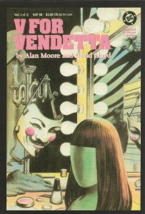 V For Vendetta #1 (1988) 4x5 Cover Postcard 2010 DC Comics Alan Moore