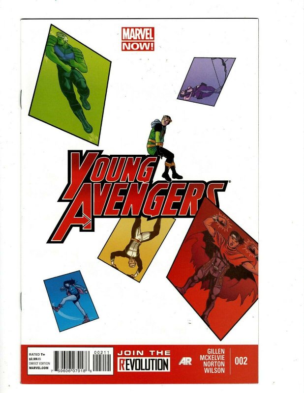 Lot Of 12 Young Avengers Marvel Comic Books # 1 2 3 4 5 6 7 8 9 10 11 12 HR8