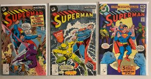 Superman comics lot #322, 323, 337 Whitman 3 diff 4.0 (1978)