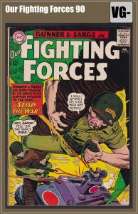 Our Fighting Forces 90 (1965) VG- Silver Age DC War Comics