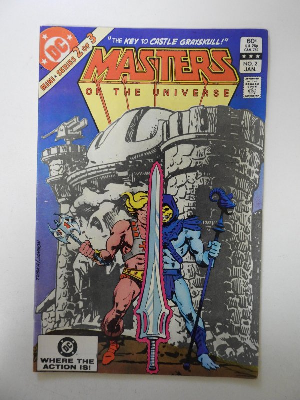 Masters of the Universe #2 (1983) FN- condition indentions back cover