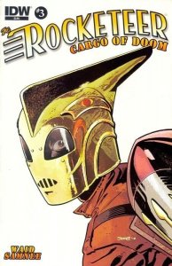 The Rocketeer Cargo of Doom #3 Chris Samnee Cover IDW NM.