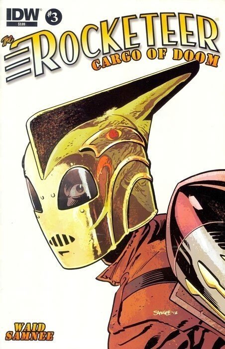 The Rocketeer Cargo of Doom #3 Chris Samnee Cover IDW NM.
