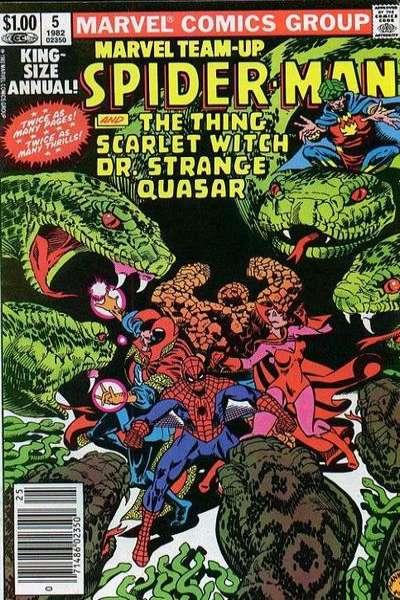 Marvel Team-Up (1972 series) Annual #5, VF- (Stock photo)