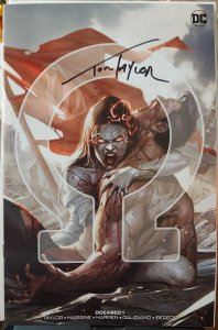 Dceased #1 NM CVR B Inhyuk Lee connecting Omega variant Signed by Tom Taylor COA