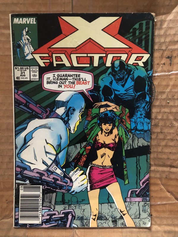 X-Factor #31 Newsstand Edition (1988)