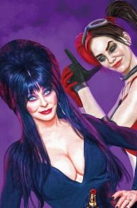 Harley Quinn x Elvira #1 Cover I Spears Foil Variant Comic Book 2025 - Dynamite
