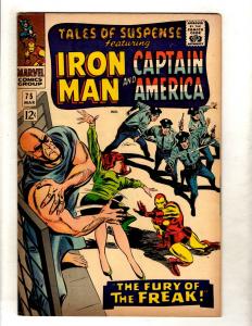 Tales Of Suspense # 75 FN Marvel Comic Book Iron Man Captain America FM3