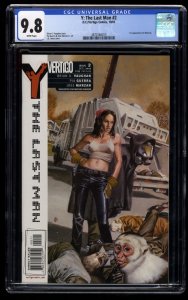 Y: The Last Man #2 CGC NM/M 9.8 White Pages