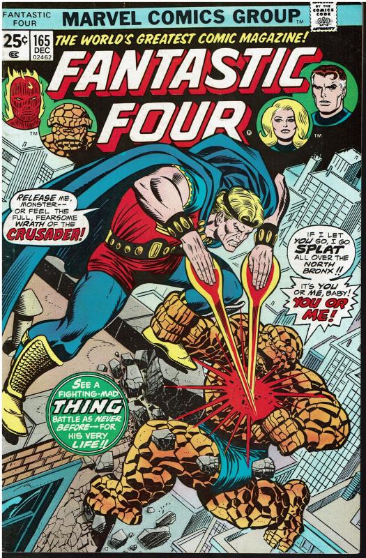 Fantastic Four #165, 6.0 or Better *KEY* Origin of Marvel Boy & The Crusader