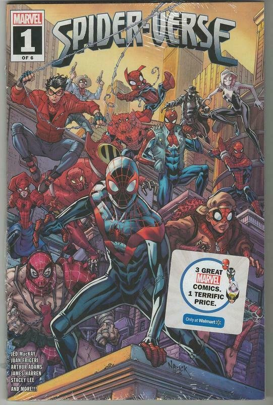 Spiderverse #1 2020 Walmart Exclusive Marvel Comics 3 Pack 2nd Ed. Spider Zero