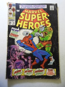 Marvel Super-Heroes #14 (1968) GD/VG Condition