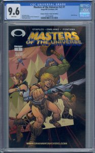 MASTERS OF THE UNIVERSE V2 #1 CGC 9.6 GRAHAM CRACKERS COMICS FOIL EDITION