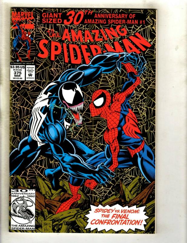 Amazing Spider-Man # 375 NM 1st Print Marvel Comic Book Carnage MJ Venom SM8