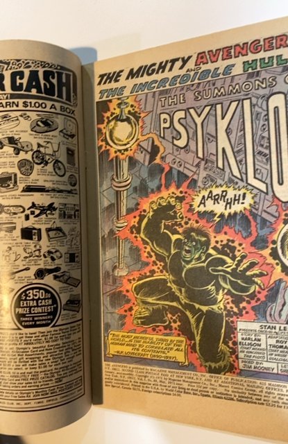 The Avengers #88 (1971) FN/VF