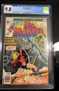 Ms. Marvel #5 (1977) CGC 9.8 OW to WHITE