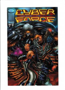 CYBERFORCE #14 (1995) MARC SILVESTRI | TRADE DRESS
