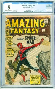 Amazing Fantasy #15 (1962) CGC .5 See description