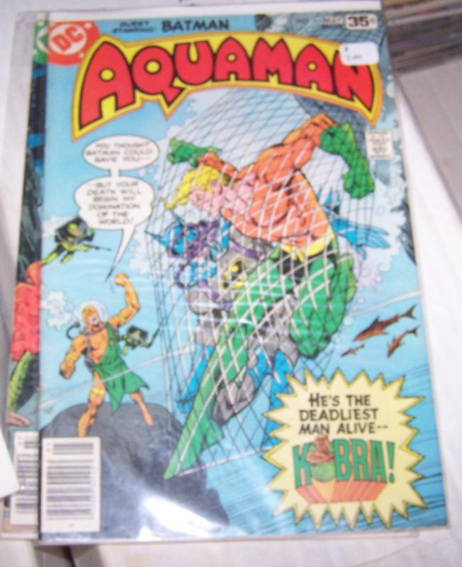 Aquaman #61 (Apr-May 1978, DC) batman kobra