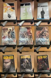 Lot of 9 Comics (See Description) Horizon, Star Wars, Kick Ass