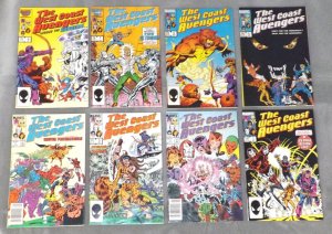 WEST COAST AVENGERS #1-8 Complete Hawkeye Wonder Man 8 Issues 1985 Marvel MCU