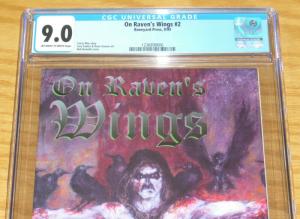 On Raven's Wings #2 CGC 9.0 early work by gerard way (umbrella academy creator)