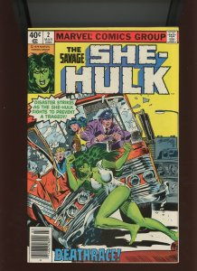 (1980) The Savage She-Hulk #2: KEY ISSUE! NEWSSTAND COPY! 2ND APPEARANCE! (8.0)