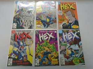 DC Sci-fi Western Hex set #1-18 8.0 VF (1985-87)