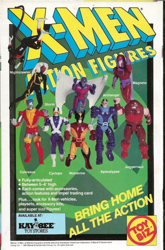 X-Men #1 Colossus and Gambit Cover (1991) - NM