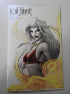 Lady Death: Pin Ups Michael Turner Pearl Edition (2014) NM Cond! Signed W/ COA!