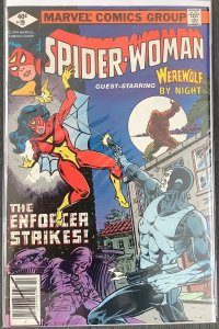 Spider-Woman #19 (1979, Marvel) Werewolf by Night and The Enforcer. VF