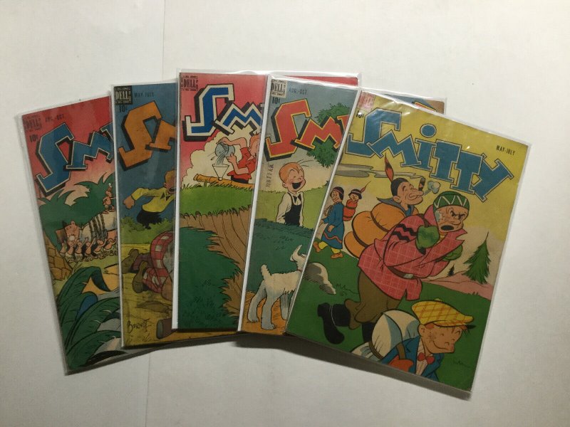 Smitty 2 3 4 6 7 Lot Run Set Very Good Vg 4.0 Dell Comic